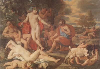 Nicolas Poussin Midas and Bacchus (mk08)